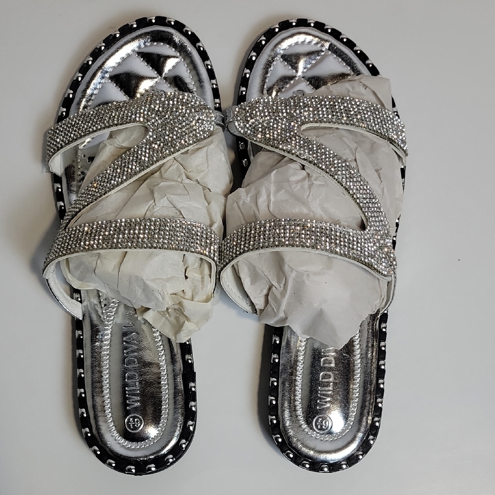 Wild Diva Lounge Hologram Women's Sandals - Picture 5 of 6